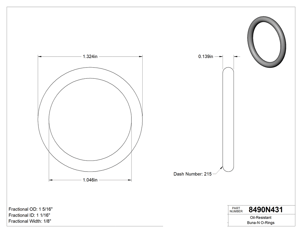 Technical drawing - 8490N43